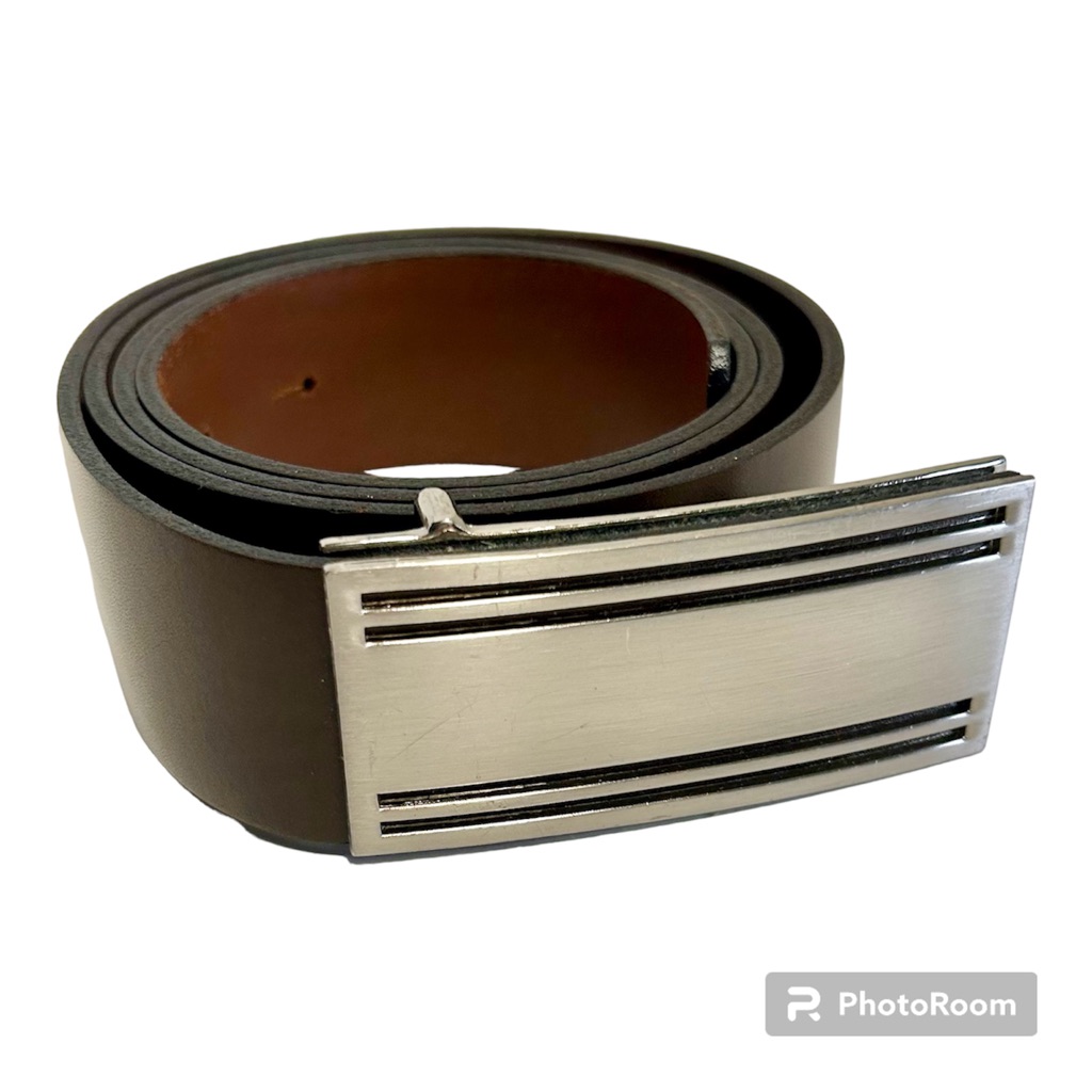 Bachrach Genuine Leather Belt Brown Mens 40